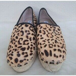 Steve Madden Alexia leopard print espadrilles wmns sz 6